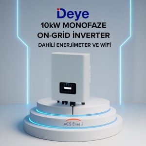 10kW On-Grid Single-Phase Inverter – Dual MPPT | WiFi & Limiter Included