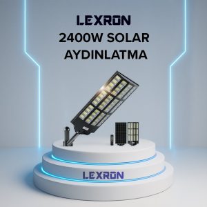 2400W Solar LED Light – 400×2835 LEDs | 30W Panel | IP65 Rated