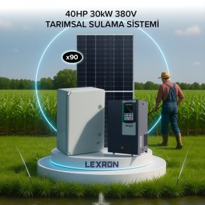 40HP 30kW Solar-Powered Agricultural Irrigation System – 380V