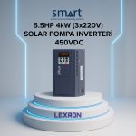 5.5HP 4kW Solar Pump Inverter – 3×220V | 100% MPPT | Digital Display