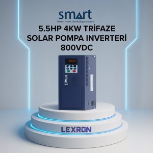 5.5HP 4kW Solar Pump Inverter – New Generation | MPPT, Hybrid AC Input, GPRS Optional