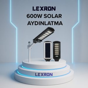 600W Solar LED Light – LiFePO4 Battery