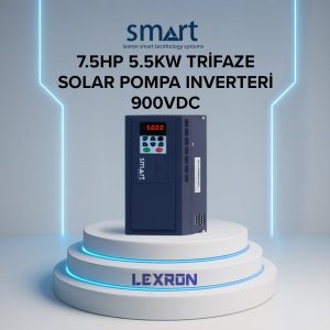 7.5HP 5.5kW Solar Pump Inverter – New Generation | MPPT, Hybrid AC Input, GPRS Optiona
