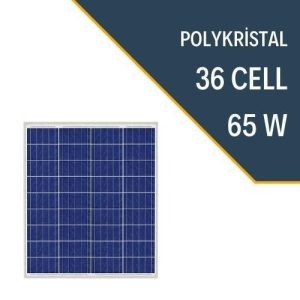ECOSOL 65W Polycrystalline Solar Panel