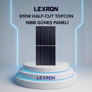 610W Half-Cut TOPCon 16BB Solar Panel