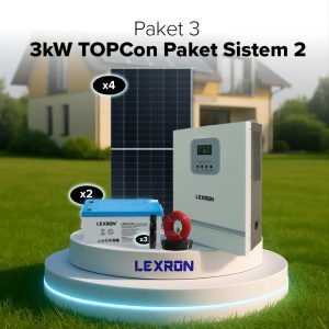 3kW TOPCon Package System 2 (Package 3) – Off-Grid Solar Kit with MPPT Inverter
